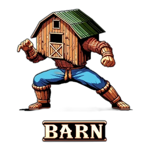 building, pixel art, concept art, fantasy art transparent PNG cut-out
