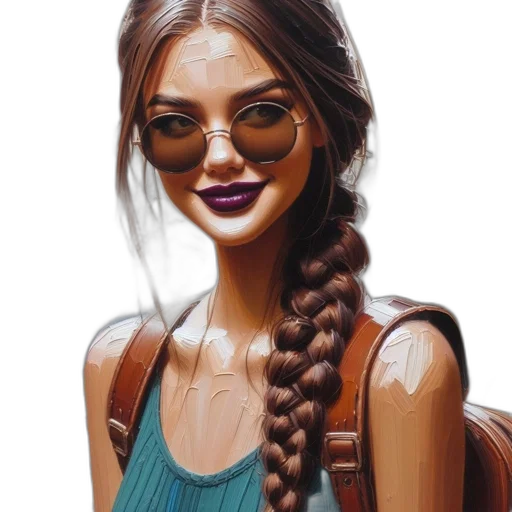face, jewelry, dress, fantasy art transparent PNG cut-out