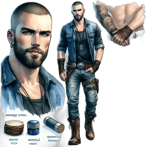 jacket, concept art, fantasy art, comic book art transparent PNG cut-out