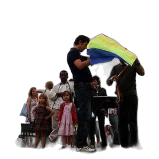umbrella, staff, weapon, group transparent PNG cut-out