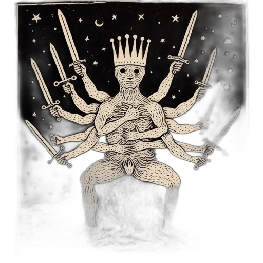 crown, sword, concept art, fantasy art transparent PNG cut-out