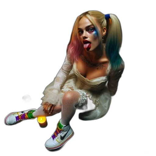 shoes, dress, mask, creature transparent PNG cut-out