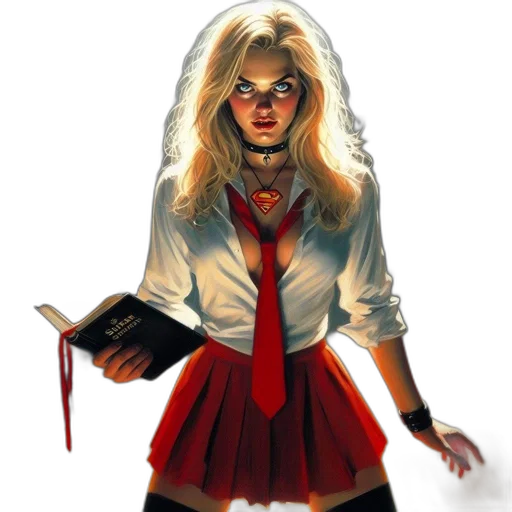 staff, dress, jacket, comic book art transparent PNG cut-out
