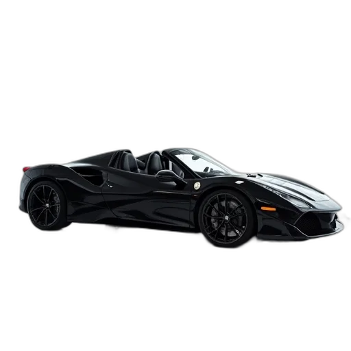 car, 3d render, photorealistic, sleek transparent PNG cut-out