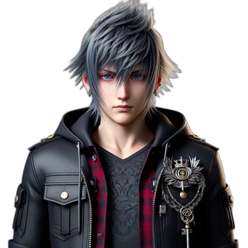 jacket, concept art, 3d render, photorealistic transparent PNG cut-out