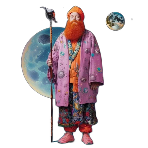 staff, jacket, creature, mask transparent PNG cut-out