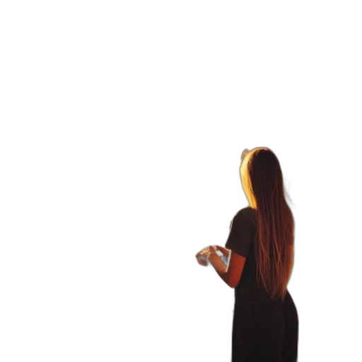 dress, staff, hair, bottle transparent PNG cut-out