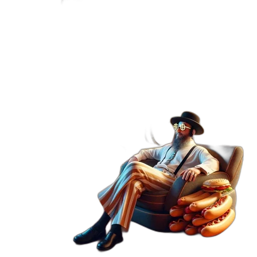 furniture, hat, robot, shoes transparent PNG cut-out
