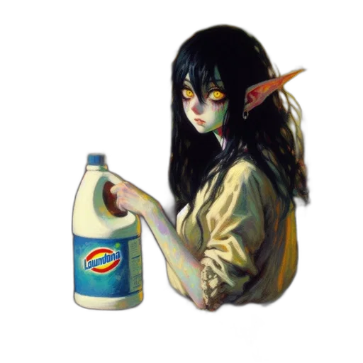 bottle, dragon, creature, mask transparent PNG cut-out