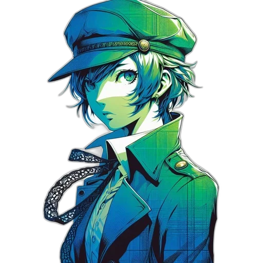 hat, staff, jacket, face transparent PNG cut-out
