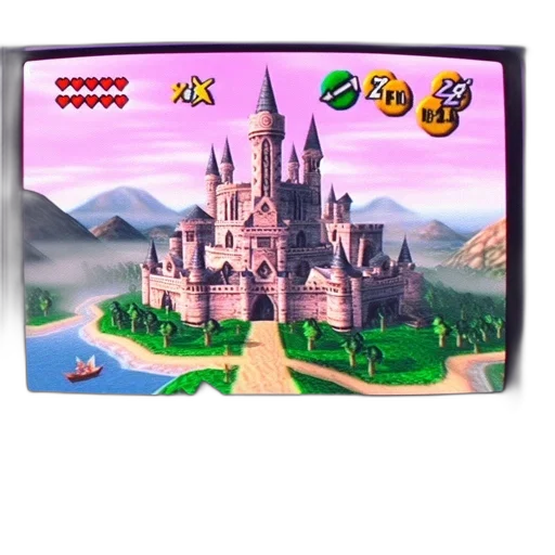 crown, concept art, 3d render, pixel art transparent PNG cut-out