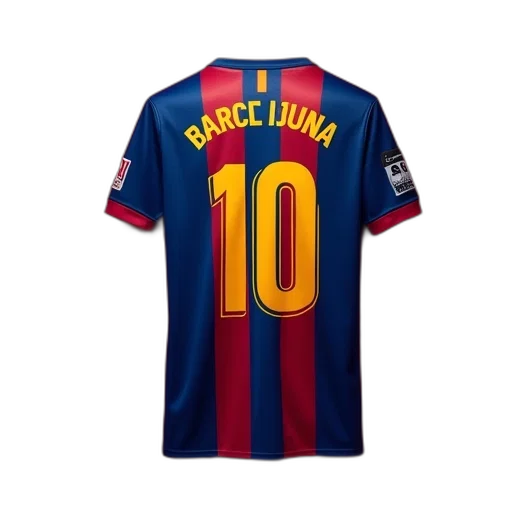 barcelona, home, jersey transparent PNG cut-out