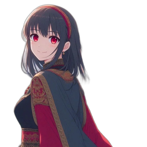 dress, staff, crown, sword transparent PNG cut-out