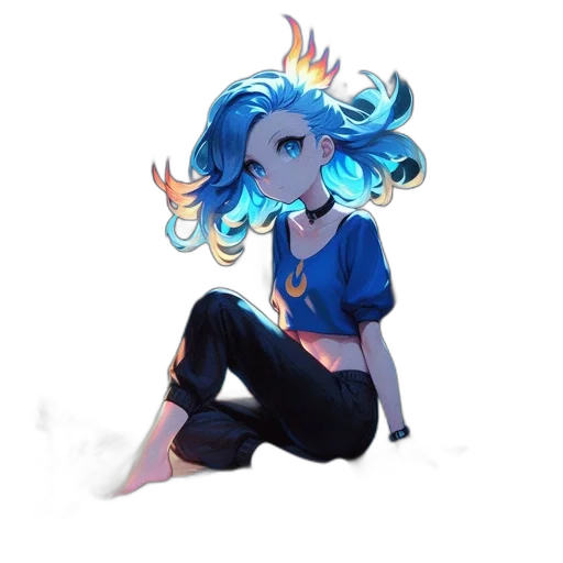 staff, crown, jacket, hair transparent PNG cut-out