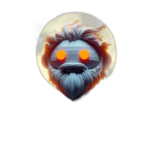 mask, creature, face, staff transparent PNG cut-out