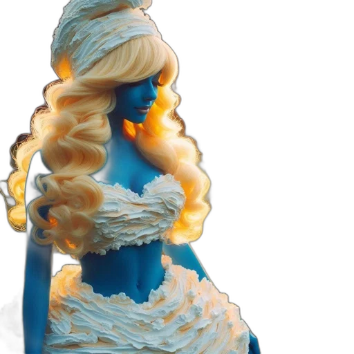 dress, crown, jewelry, hair transparent PNG cut-out