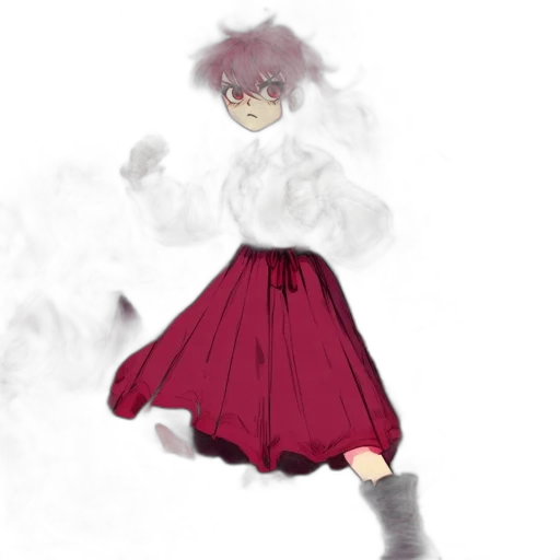 dress, creature, weapon, mask transparent PNG cut-out