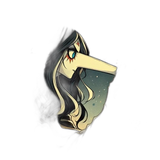 dragon, jewelry, staff, mask transparent PNG cut-out