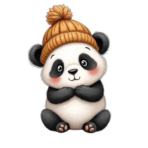 animal, hat, photorealistic, cartoon transparent PNG cut-out
