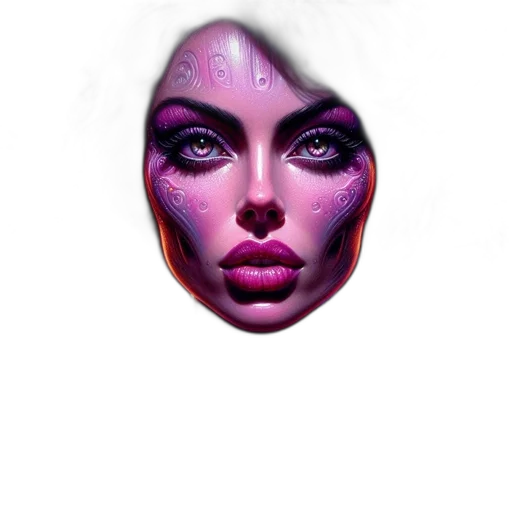 face, mask, jewelry, creature transparent PNG cut-out