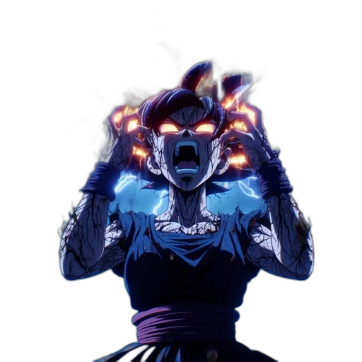 mask, robot, staff, creature transparent PNG cut-out