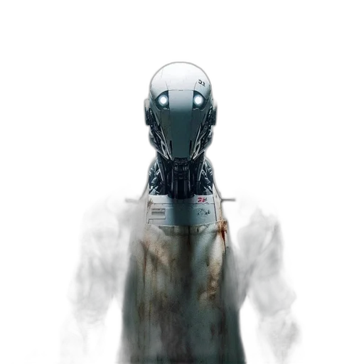 robot, mask, creature, face transparent PNG cut-out