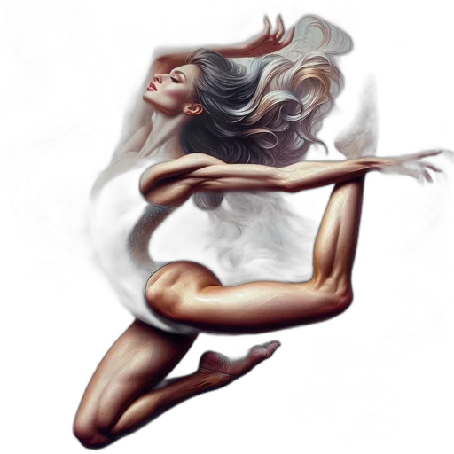hair, photorealistic, fantasy art, concept art transparent PNG cut-out