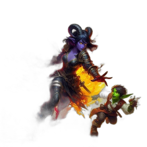 dragon, staff, creature, weapon transparent PNG cut-out