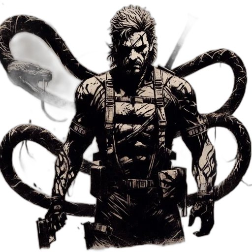 creature, comic book art, concept art, cyberpunk transparent PNG cut-out