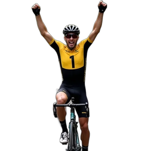 group, cyclists, riding, road transparent PNG cut-out