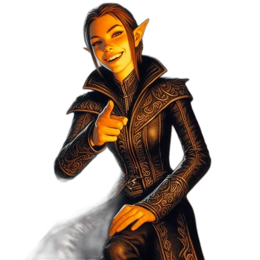 staff, dragon, jacket, fantasy art transparent PNG cut-out