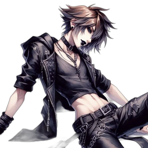 jacket, concept art, cyberpunk, pixel art transparent PNG cut-out