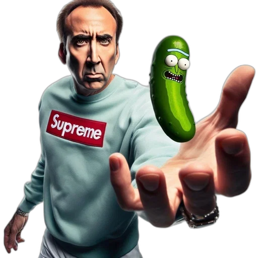 weapon, food, staff, face transparent PNG cut-out