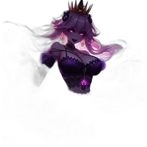 crown, dress, mask, creature transparent PNG cut-out