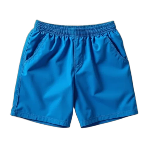 blue, pair, shorts, waistband transparent PNG cut-out