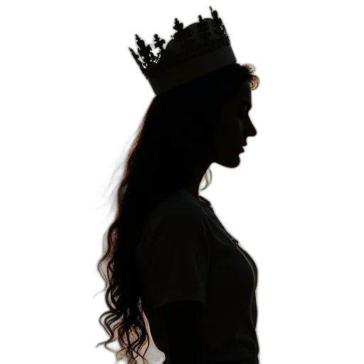 crown, staff, hat, hair transparent PNG cut-out