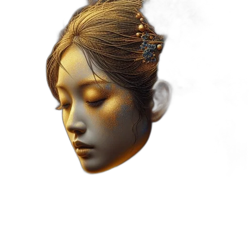 mask, face, crown, hair transparent PNG cut-out