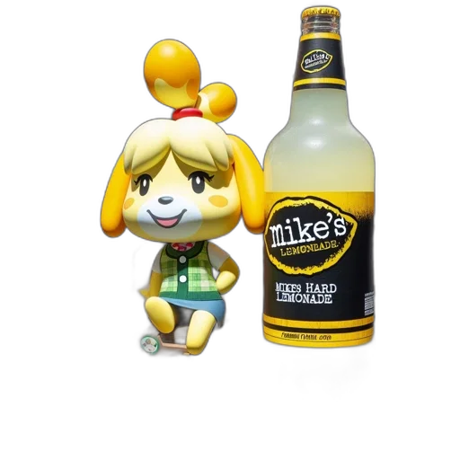 bottle, food, 3d render, concept art transparent PNG cut-out