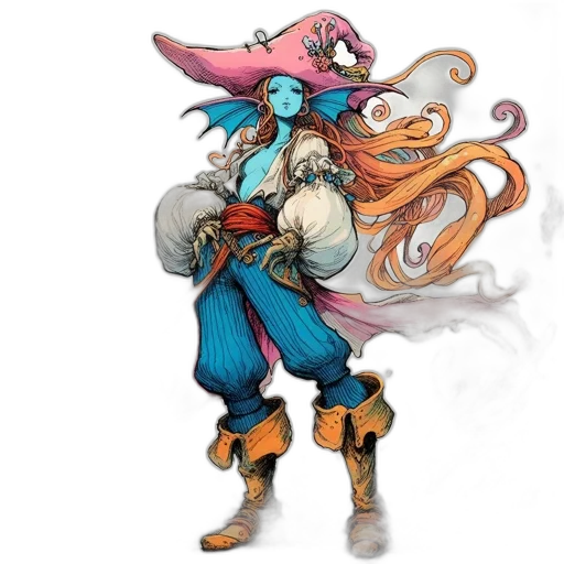 staff, hat, weapon, concept art transparent PNG cut-out
