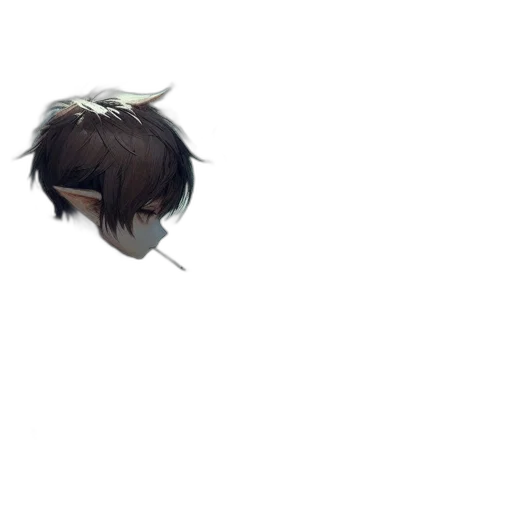 hair, mask, face, weapon transparent PNG cut-out