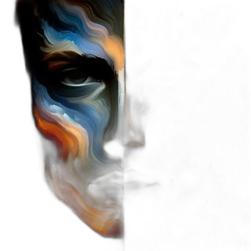 mask, face, crown, creature transparent PNG cut-out