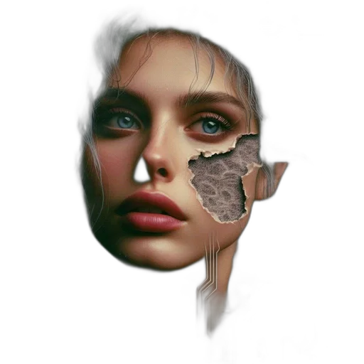 face, mask, jewelry, creature transparent PNG cut-out