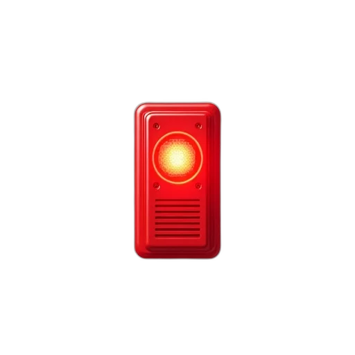 robot, car, 3d render, red transparent PNG cut-out