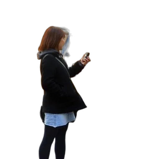 jacket, staff, dress, umbrella transparent PNG cut-out