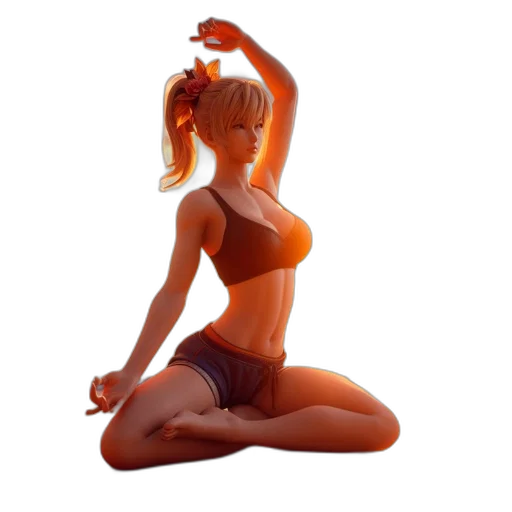 staff, 3d render, concept art, photorealistic transparent PNG cut-out