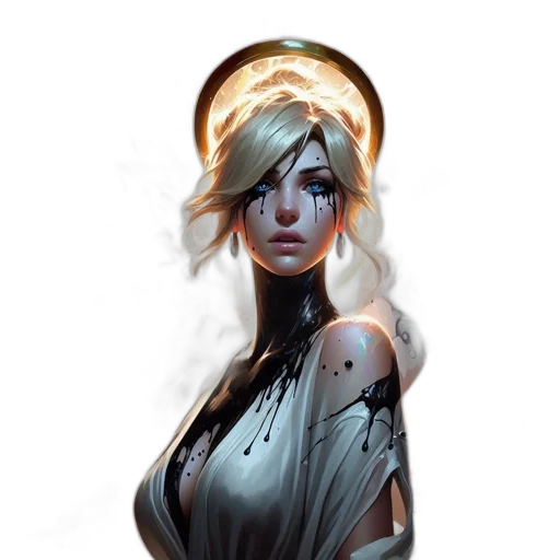 dress, face, staff, mask transparent PNG cut-out