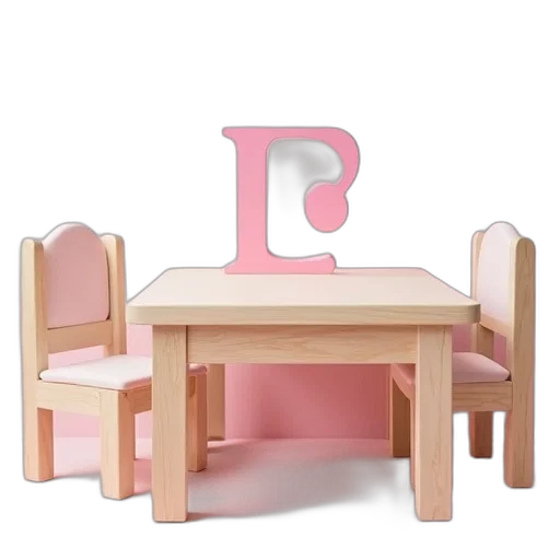 furniture, 3d render, concept art, pastel transparent PNG cut-out