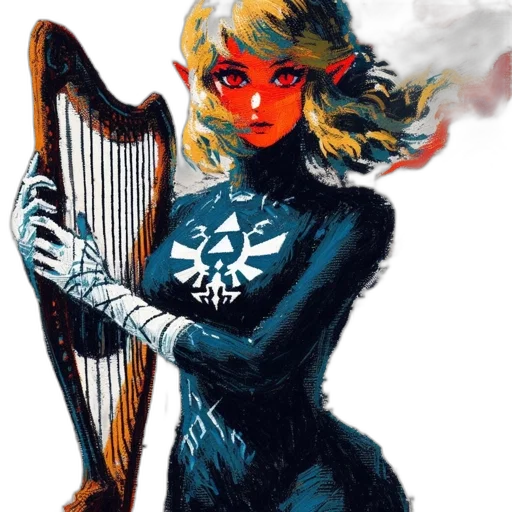 comic book art, concept art, fantasy art, watercolor transparent PNG cut-out