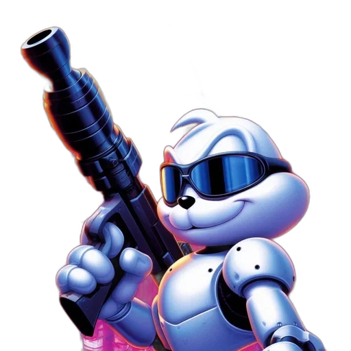 robot, weapon, animal, staff transparent PNG cut-out