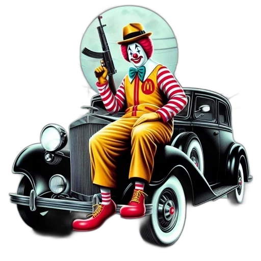 car, robot, food, concept art transparent PNG cut-out